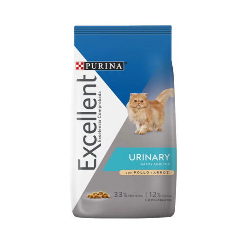 Purina excellent  urinary gatos x3kg